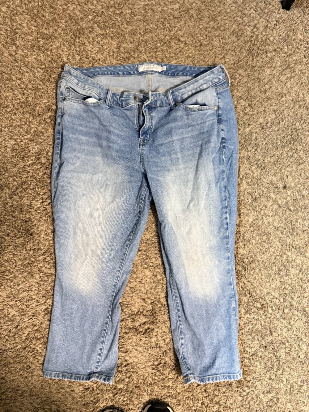 Crop Perfect High-Rise Boyfriend Jean Size 20